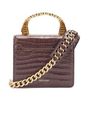 Brown medium Roar tote bag ROBERTO CAVALLI | SKB023PZ97503500